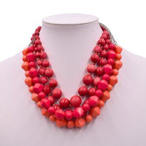 Vintage Plastic Bead Necklace Set